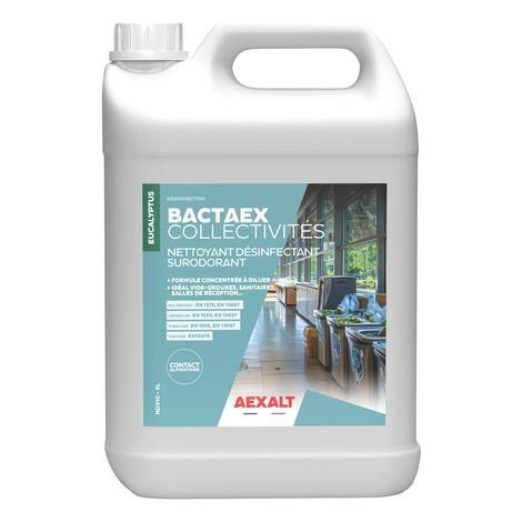 Nettoyant désinfectant surodorant Bactaex poubelles bidon de 5L - AEXALT - ND310