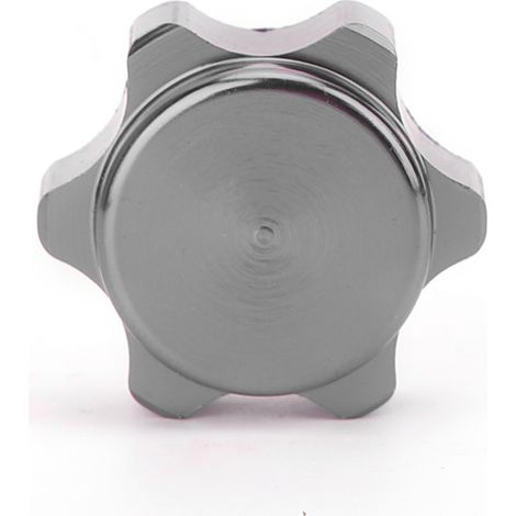 Bouchons anti-poussière en alliage d'aluminium 17mm pour voitures RC 1/8 HSP 94762 94886, 4 pièces (Noir) (1/3)