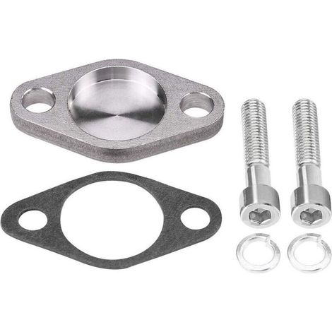 Plaque d'obturation de vanne plaques de bloc d'obturation de vanne EGR Kit en acier inoxydable avec joint pour E53 E38 E39 E46 X5 (1/5)