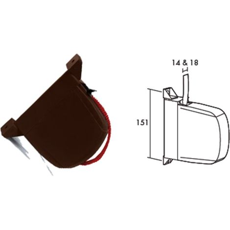 Mini Tenda C-14 Marrone con Marrone