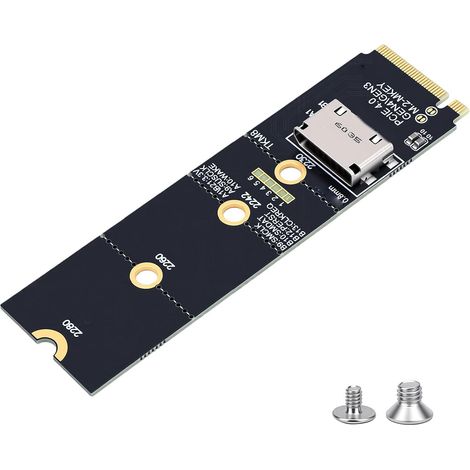 M.2 NVMe to OCuLink SFF-8612 Adapter, PCIe 4.0 X4 64 Gbit/s (1/5)