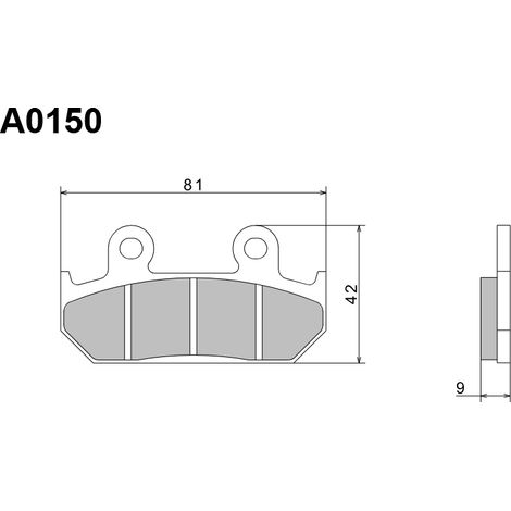 Pastillas de freno semimetálicas premium NISSIN 2024/10 KH121 (ECE R90) (fabricadas en Japón) (2P-216NS) (1/5)