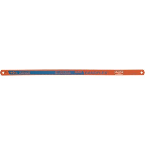 Bahco – Lame de scie 32 dents – Bimétal HSS pour métal – Longueur 300 mm – Coupe nette sans éclat – Pour usinage métal - HG390632