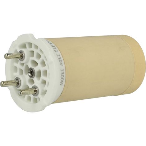 vhbw elemento riscaldante compatibile con Leister TWINNY T7, T5 pistola di saldatura a aria calda - 3300 W, Nucleo in ceramica, 4,45 cm