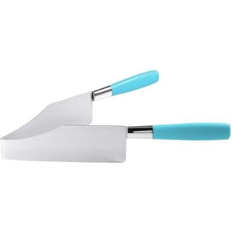 Coupe-gâteau en Acier Inoxydable, Serveur De Gâteau, Pinces À Coupe-gâteau, Dispositif De Cuisson De Gâteau, Outils De Levage De, Desserts, Pâtisserie, Pain, Pizza, Diviseur(Bleu) (1/5)