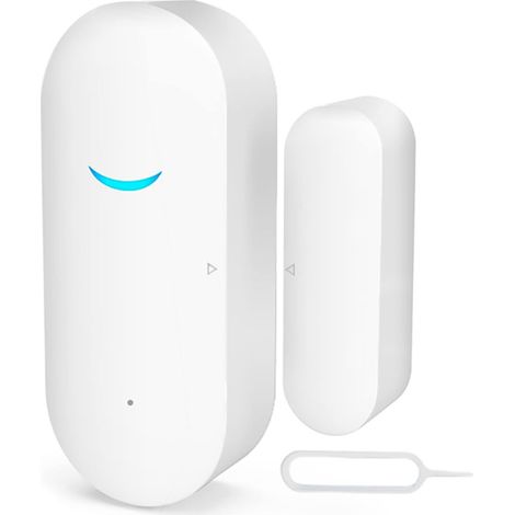 Capteur Porte Fenêtre Sans Fil - 72 x 30 x 19 mm - Compatible Système Domotique Wi-Fi - Détection Ouverture/Fermeture - Alimentation Pile - 1 Pièce (1/5)