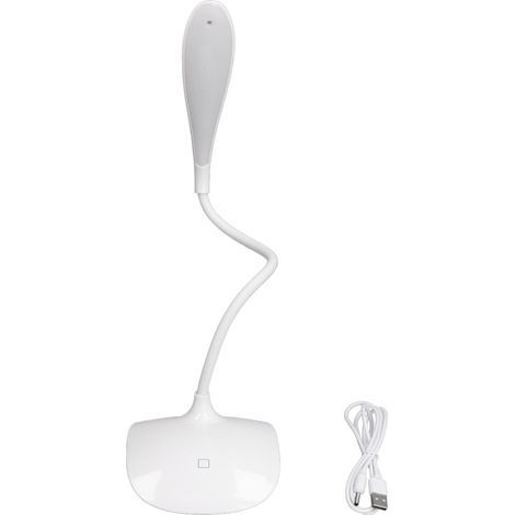 LED table lamp with 3 levels of touch control, USB charging, 16 LEDs, compact and portable, for home, office, travel, camping (1/5)