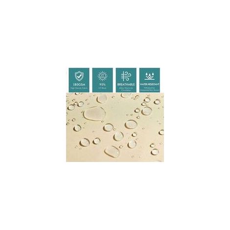 Voile D'ombrage Imperméable 3× 4 ×5 Mètres, Triangle Droit, Toile D'ombrage De Protection Solaire Avec Kits De Fixation Pour Terrasse De Jardin Et Plantes Beige - RWVoile d'ombrage (1/4)