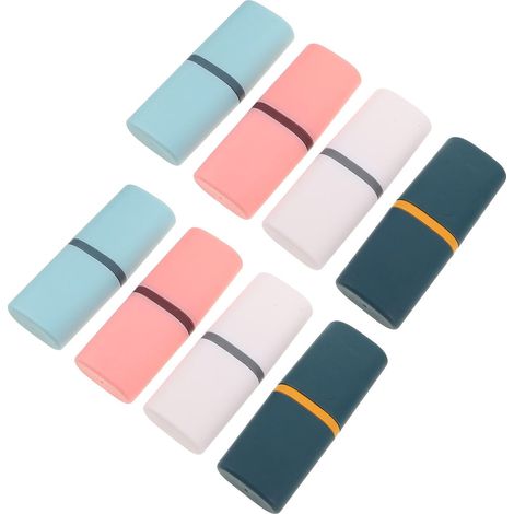 Glass Storage Jars with Lids Bathroom and Desk Organizer (1/5)