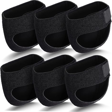 Protections noires pour talons, lot de 3 paires, la fasciite (1/5)