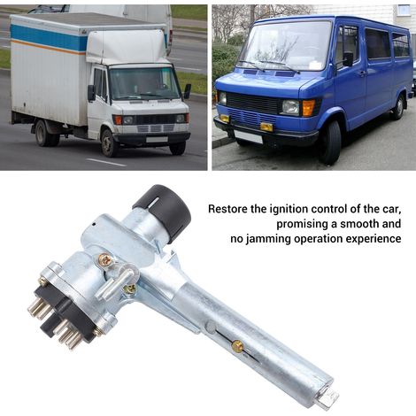 Cylindre de Contact avec Clés pour Mercedes-Benz Bus 207, Serrure de Démarrage Durable et Fluide 0004600284 (1/5)