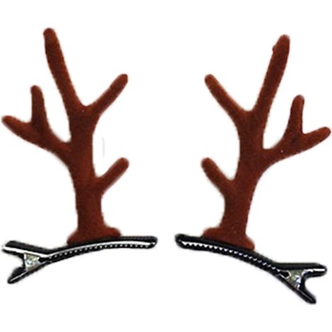Weihnachtliche Haarspangen, hübsche Rentiergeweihe, Haarspangen zum Valentinstag, Rentiergeweihe, Hirschohren, Haarspangen, kleine Gastgeschenke...