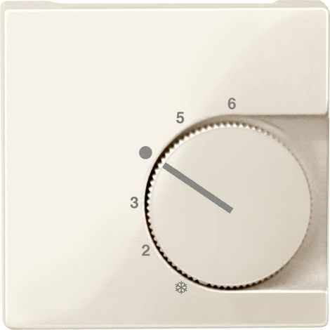 Merten M-Plan - enjoliveur pour thermostat d'ambiance - blanc brillant (MTN534744) (1/3)