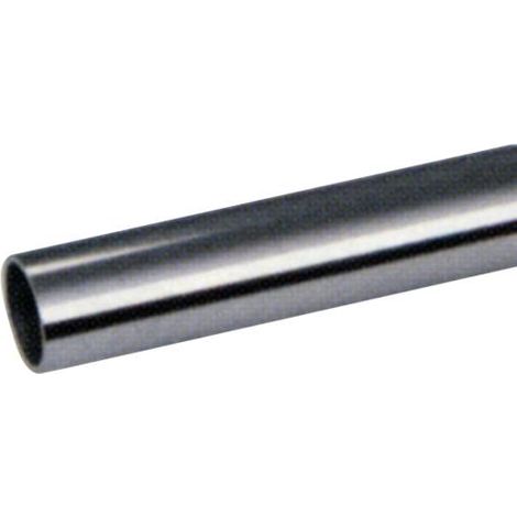 PROFILO ALLUMINIO "TUBO TONDO" Ø16X1MM 2MT ARGENTO LUCIDO (1104/93)