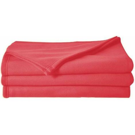 Poyet-Motte Manta Polar Erdbeer-Decke 180x220