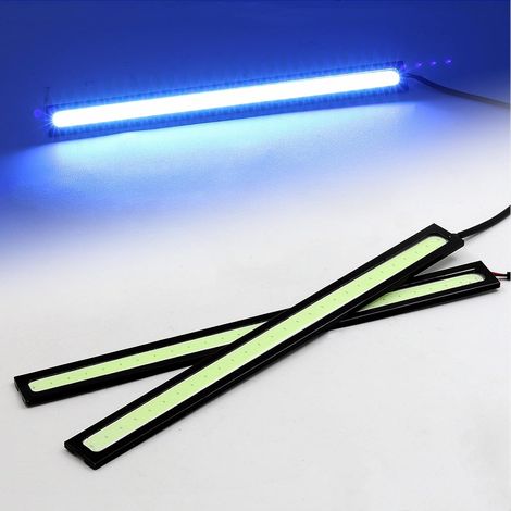 Lot de 2 feux de jour à LED universels, pour l'intérieur et l'extérieur de voiture (12 V). (1/5)