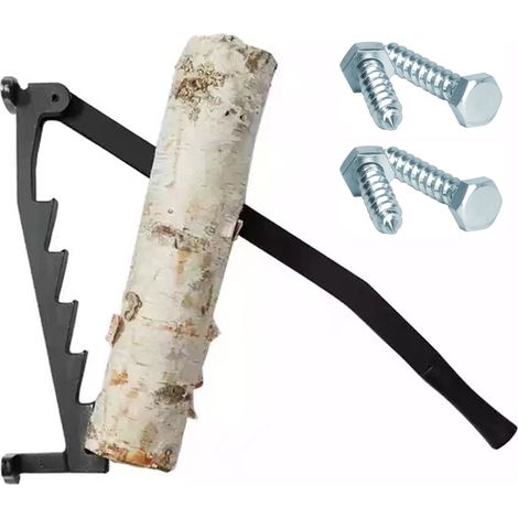 Séparateur de Bûches Murale pour Extérieur Jardin - Outil de Coupe de Bois Pratique-KZQ (1/4)