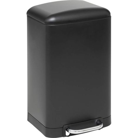 Cestino per rifiuti in metallo nero ariane 20l - 5five