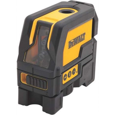 Dewalt – Combiné laser en croix et fil à plomb – Précision +/- 3mm/15m – Portée 50m – Autonivelant 4° – Coffret avec 3 piles AA