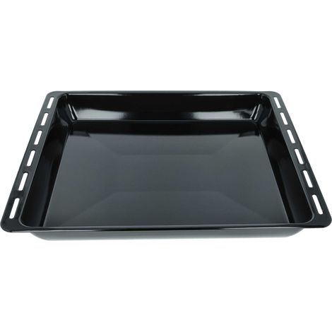 vhbw Baking Tray Replacement for Teka Z1232X0, Z1232X3, Z1432X3, HZ332070 for Oven - 46.5 x 37 x 6 cm, Non-stick Coating Black