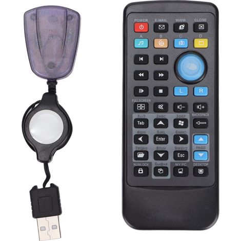 USB-Funkfernbedienung für PC und Computer, Fernbedienungsempfänger (1/5)