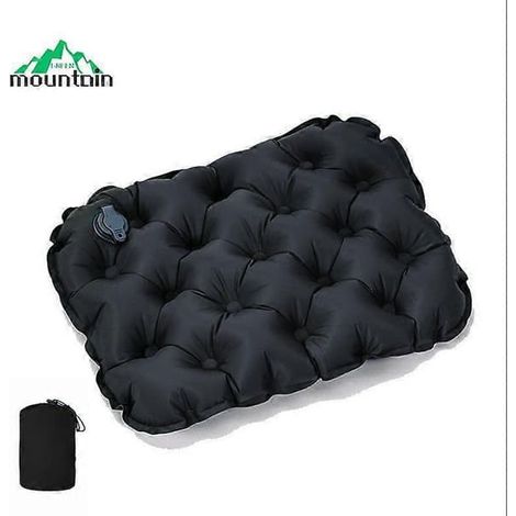 BelleRise - Coussin gonflable imperméable portable pour camping, marche, randonnée, pêche, bateau, avion, trekking et concerts (1/3)