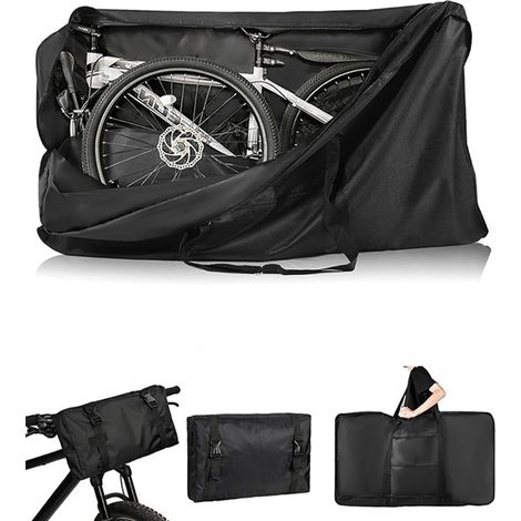 Robuste 800D, wasserdicht, mit Schultergurt, Flugzeug-Fahrradtasche, für 26–29 Zoll MTB, Rennrad und Faltrad, große Fahrrad-Aufbewahrungstasche