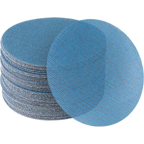 40 Pièces Disques Abrasifs 125mm Grain 240 Papier à Poncer en Filet Céramique, Fixation Autoagrippante Disque à Poncer Papier de Verre pour Ponceuse Orbitale, Ponçage Sans Poussière Bois Métal Mur (1/5)