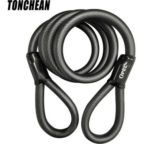 Câble Acier Galvanisé 1,2 Mètres Noir Mat Haute Résistance (1/4)