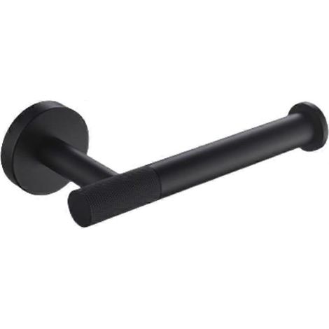 Porte-serviettes en laiton moleté noir mat porte-brosse de toilette porte-papier toilette porte-savon (1/3)
