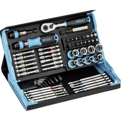 Selezione di bit SmartCase 2200SC-32, 59 pezzi, per scanalature/PH/PZD/TX/TX con perno/6 pezzi (1/5)