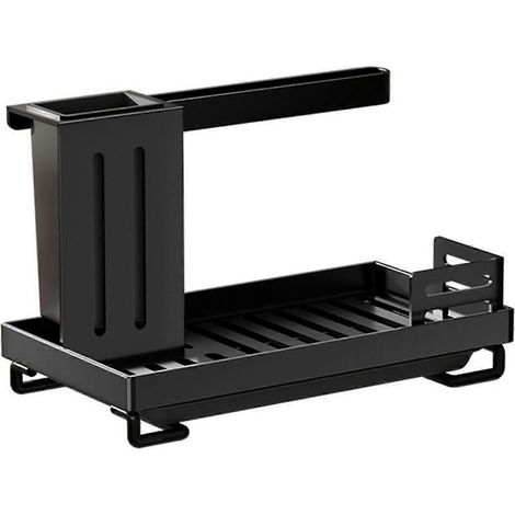 Renfort supplémentaire, porte-éponge en acier inoxydable, porte-torchon, 100 % neuf (1/5)