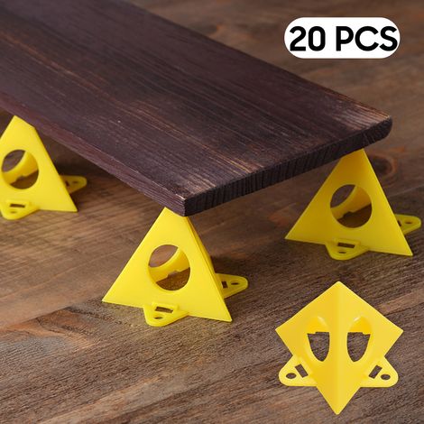 Supports de peinture empilables, mini cône, porte-toile pour portes d'armoire, support de levage de volet, meubles d'artisanat, moulures, 20 pièces. (1/5)