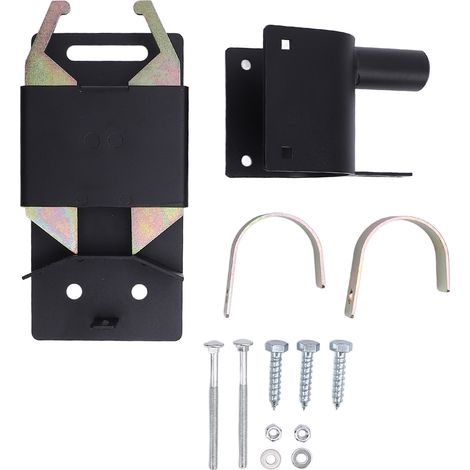 Loquet de Porte Verrouillable 2 Voies - en Acier et Zinc, pour Ferme, Ranch, Corral (1/5)