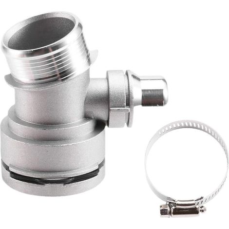 17128602870 Connecteur de tuyau de liquide de refroidissement de radiateur automobile en aluminium compatible avec les modèles 530i 2.0L et 540i 3.0L (2017-2020). (1/5)