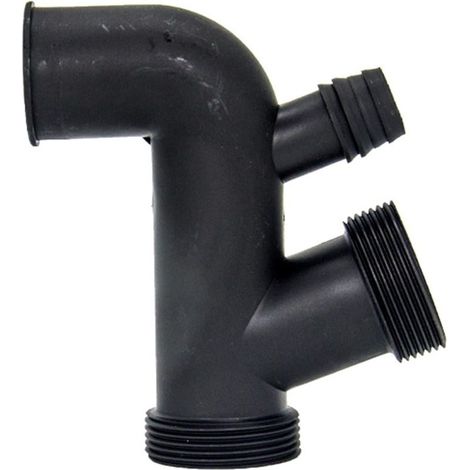 Accessoires pour broyeur à déchets de cuisine Tuyau de vidange d'évier Tuyau de vidange d'égout Broyeur à déchets alimentaires Coude d'eau à trois voies Tuyau de raccordement de vidange de broyeur à a (1/5)