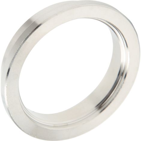 Raccord bride sortie échappement 44mm acier inoxydable argent circulaire remplacement côté sortie Tial MV‑R (1/5)