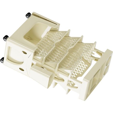 Lot de 100 étiquettes vierges pour veaux, étiquettes d'identification auriculaires vierges pour bovins (vaches, porcs, chèvres, moutons, veaux), jaunes (1/5)