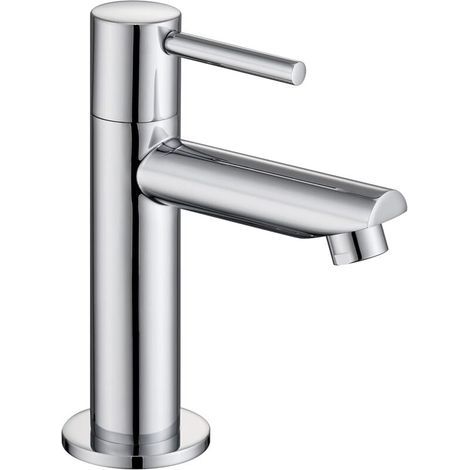 Kaltwasserhahn, Waschbeckenhahn, Badezimmerhahn für Gästetoilette mit Kaltwasseranschluss (1/4)