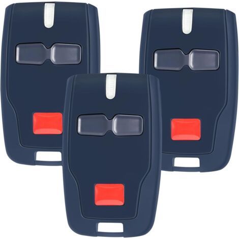 Télécommande portail, lot de 3 télécommandes pour MITTO2 - Mitto2 M 2 canaux 433 MHz Rolling Code pour portails automatiques (1/5)