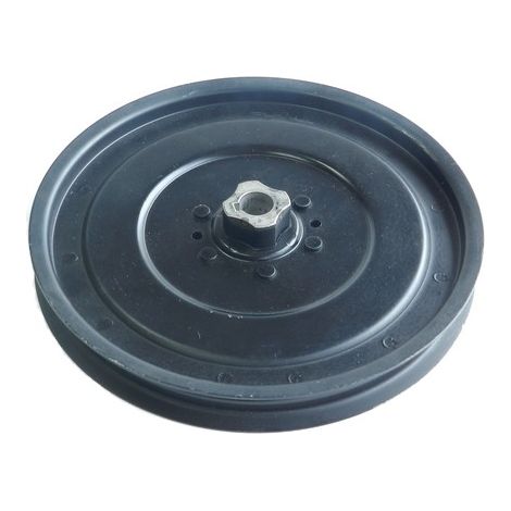 Poulie de sortie de boîte pour tracteur tondeuse – Diamètre 210 mm – Compatible Bernard Loisirs et Husqvarna – Performance optimale (1/4)