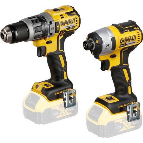 Dewalt DCF887N 18V Brushless Impact Driver DCD796N Combi Drill Twin Pack DCK266 (1/4)