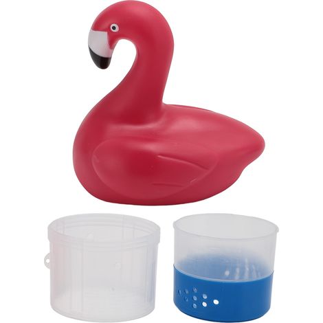 Distributeur flottant en PVC réglable, flotteur de piscine en forme d'animal de dessin animé mignon pour natation, bain à remous, SPA oiseau