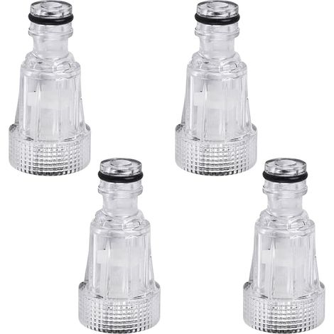 (F3/4) Kit de 4 filtres à eau pour nettoyeur haute pression, accessoires de jardin, filtre pour tuyau d'arrosage, compatible avec les nettoyeurs haute