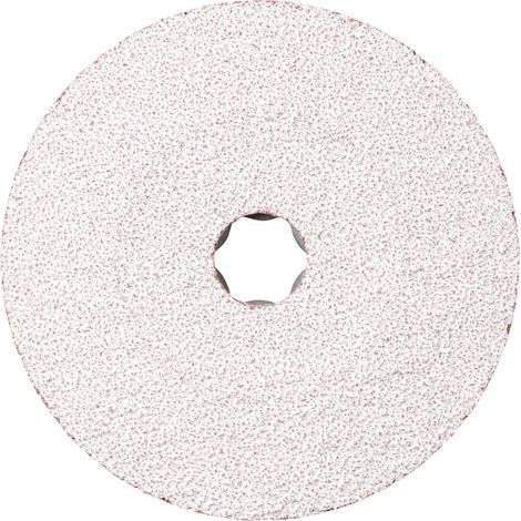 PFERD TOOLS COMBICLICK Keramikkorn Fiberscheibe Ø 125 mm CO-ALU36 für weiche NE Metalle 25 Stk (1/4)