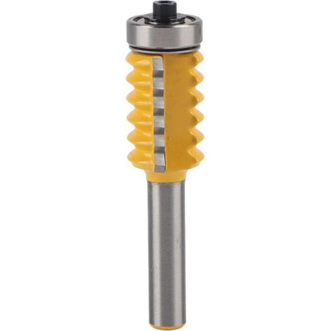 Mehrnut-Zapfenfräser, Fräswerkzeug für Leim, V-Nut-Zapfenfräser aus Stahl 45, 8 mm Schaft, 24 mm Durchmesser (1/5)