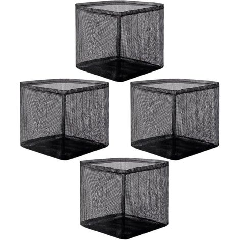 Paniers pour plantes aquatiques - Sacs de culture pour plantes aquatiques - Culture en filet respirant - Lot de 4 - Noir (1/5)