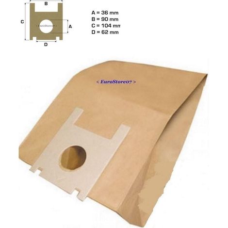 8 SACCHETTI CLATRONIC BS 1210 / FIRSTILEF FT 1300 / TEFAL 4041 4632 4661   RW 23 (1/2)