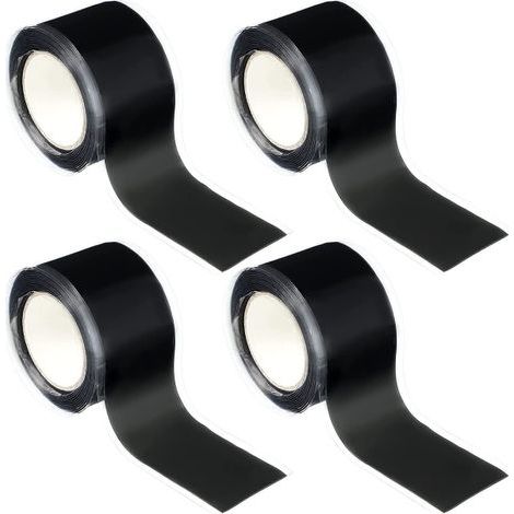 Rolle rutschfestes Lenkerband, selbstklebendes Silikonband, Silikongummistreifen für Klimmzugstangen, 2,5 cm x 1,5 m (1/5)