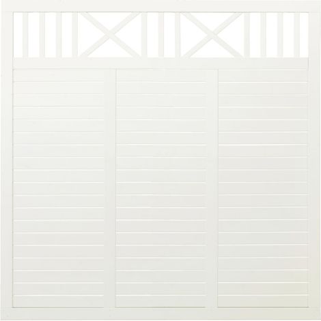 Plus Zaun Nostalgie 180 x 180 cm RAL 9010 Weiß